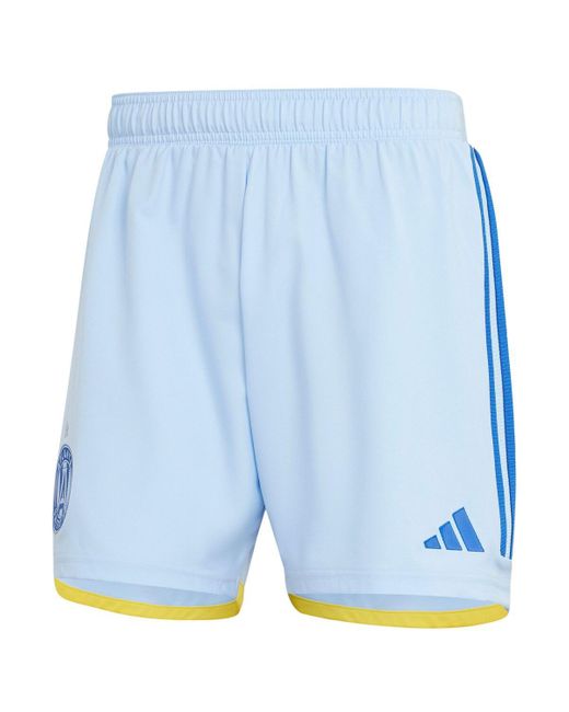 Adidas Blue Atlanta United Fc 2024 Away Aeroready Authentic Shorts for men