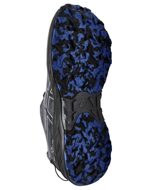 Asics Black Gel-venture 10 Trail Running Sneakers From Finish Line for men