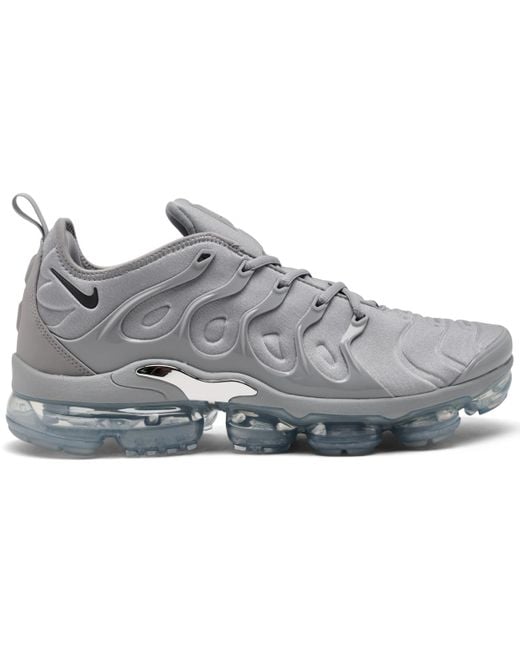 Nike Gray Air Vapormax Plus Running Sneakers From Finish Line for men