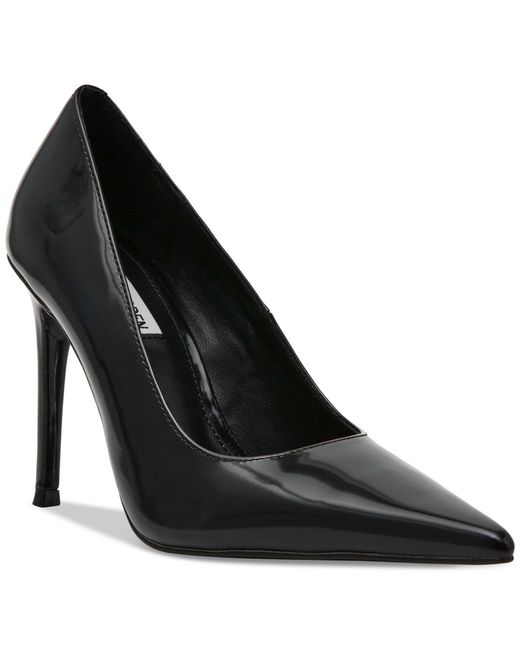Steve Madden Black Reya Pointed-toe Pumps