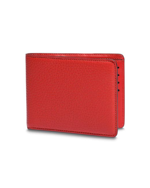 Bosca Red Italia Slim 8-slot Pocket Wallet Made In Italy for men
