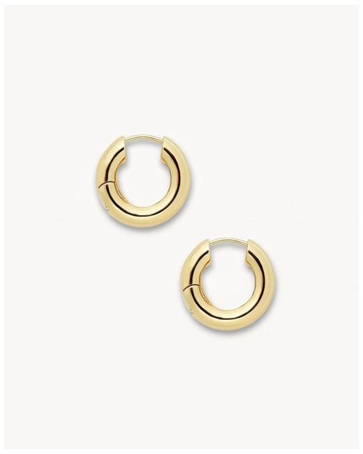 Machete Metallic Chunky Hoops