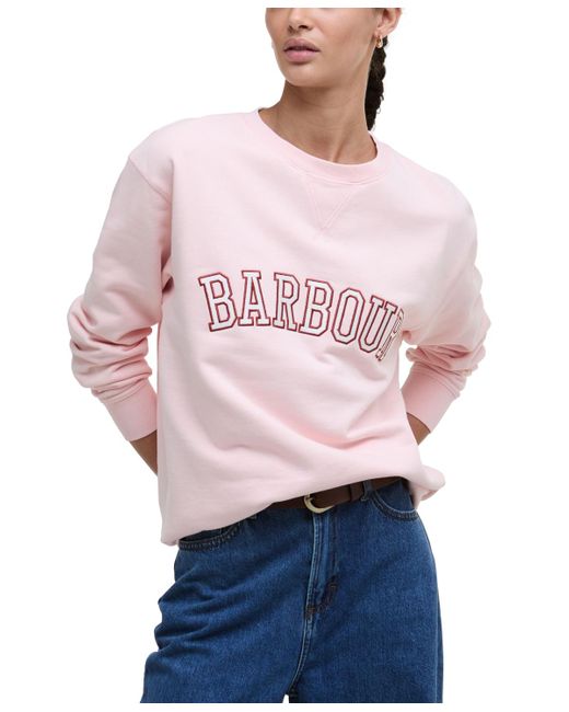 Barbour Pink Northumberland Sweatshirt