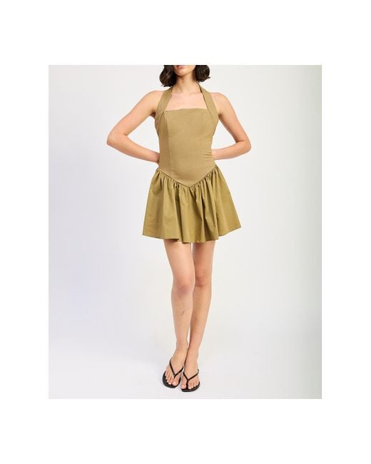 En Saison Women's Natural Wren Mini Dress