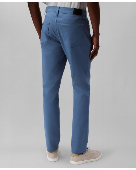Calvin Klein Blue Ck Move 365 Slim-fit Performance Stretch Pants for men