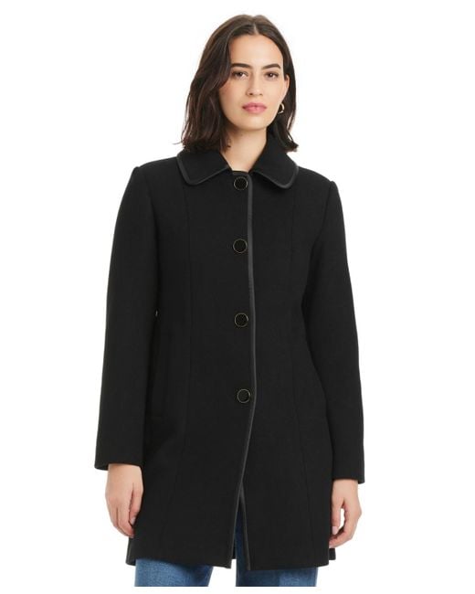 Kate Spade Black Single-breasted Coat