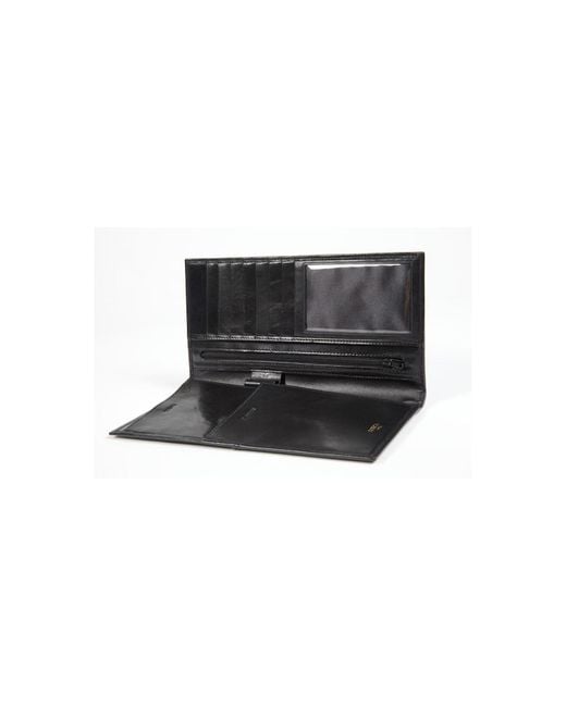 Bosca Black Old Leather Collection Case for men