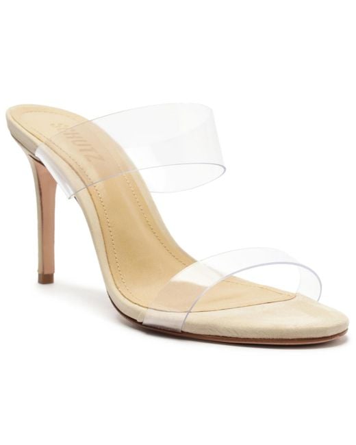 SCHUTZ SHOES White Ariella High Stiletto Sandals