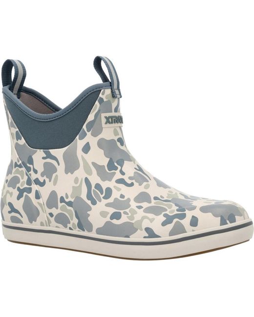 XtraTuf Blue Ankle Deck Boot for men