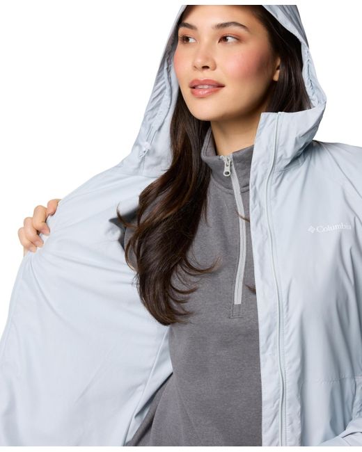 Columbia Blue Switchback Ii Lined Long Sleeve Jacket