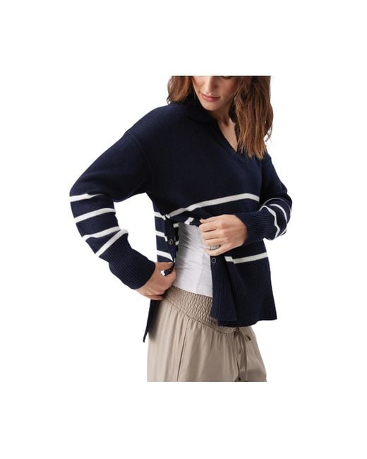 Ripe Maternity Blue Maternity Lori Nursing Knit Sweater