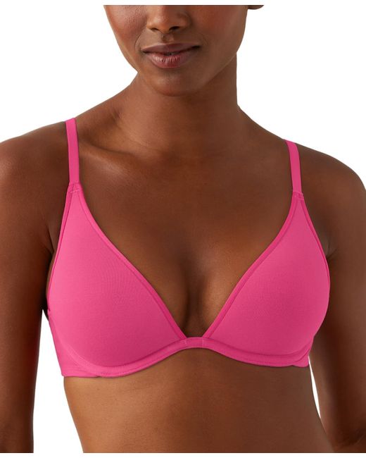 B.tempt'd Red By Wacoal Cotton To A Tee Plunge Contour Bra 953272