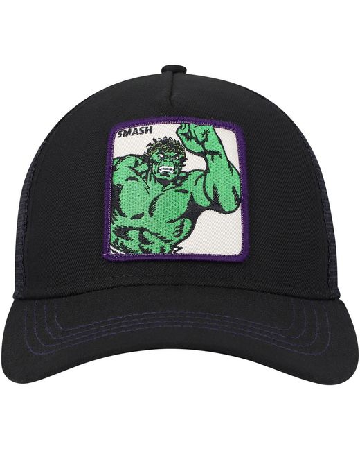 Lids Green Hulk Retro A-frame Snapback Hat for men