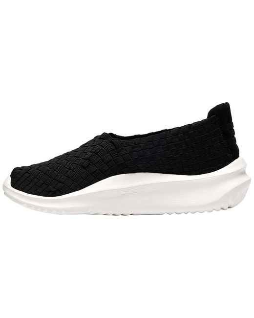 Clarks Black Cloudsteppers Solevana Weave Slipon