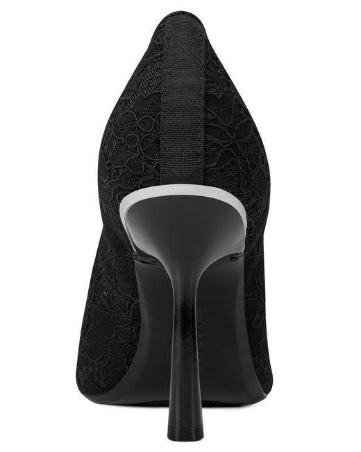 DKNY Black Nachman High Pointed Toe Pumps