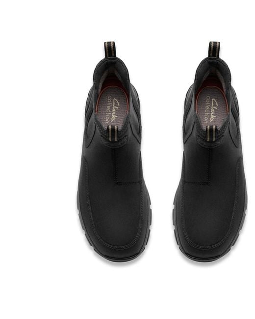 Clarks Black Collection Walpath Easy Boots for men