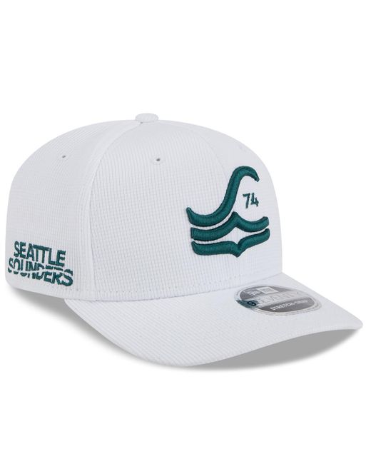KTZ White Seattle Sounders Fc 2025 Jersey Hook 9seventy Stretch-snap Hat for men