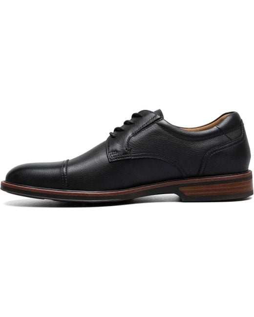 Florsheim Black Traveler Cap Toe Oxford for men