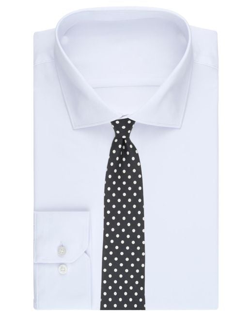Brooks Brothers Black B By Dot Pattern Classic Tie for men