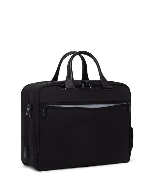 Tumi Black Alpha Medium 15" Expandable Briefcase