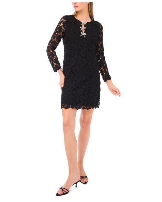 Cece Women's Black Bow Detail Dress