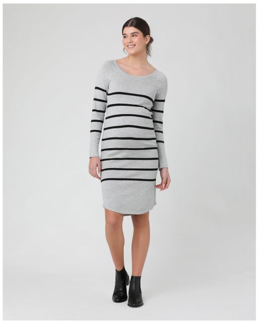 Ripe Maternity Gray Maternity Valerie Tunic Dress
