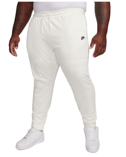 Nike White Club Fleece Knit joggers for men