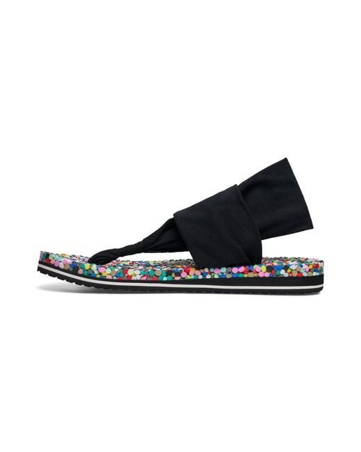 Sanuk Blue Bubble Sling Sandals