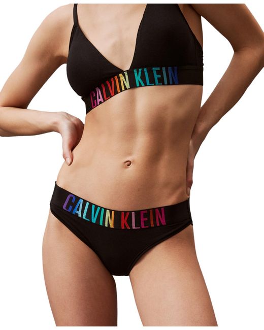 Calvin Klein Black Intense Power Pride Cotton Bikini Underwear Qf7835