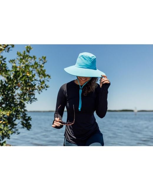 BloqUV Blue Upf 50+ Drawstring Crew Top