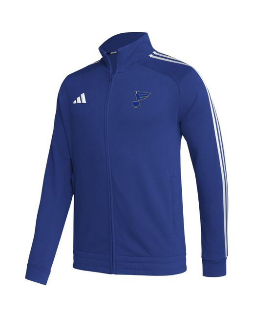 Adidas Blue St. Louis S Raglan Full-zip Track Jacket for men