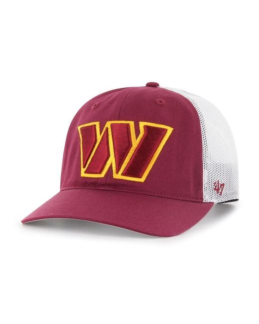 '47 Washington Commanders Unstructured Trucker Adjustable Hat for men