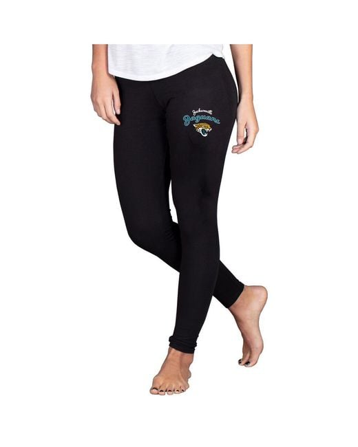 Concepts Sport Black Jacksonville Jaguars Lightweight Fraction Lounge leggings