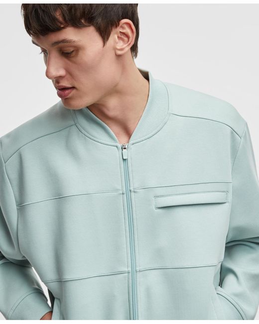Mode Of One Blue Regular-fit Full-zip Track Jacket for men