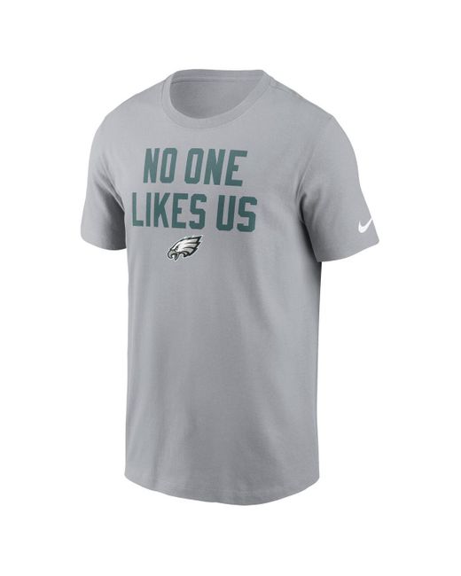 Nike Gray Philadelphia Eagles Local T-shirt for men