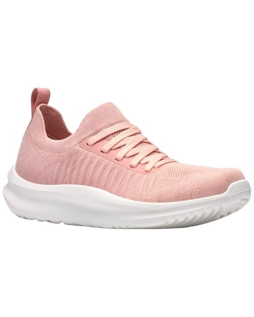 Clarks Pink Solevana Sneaker