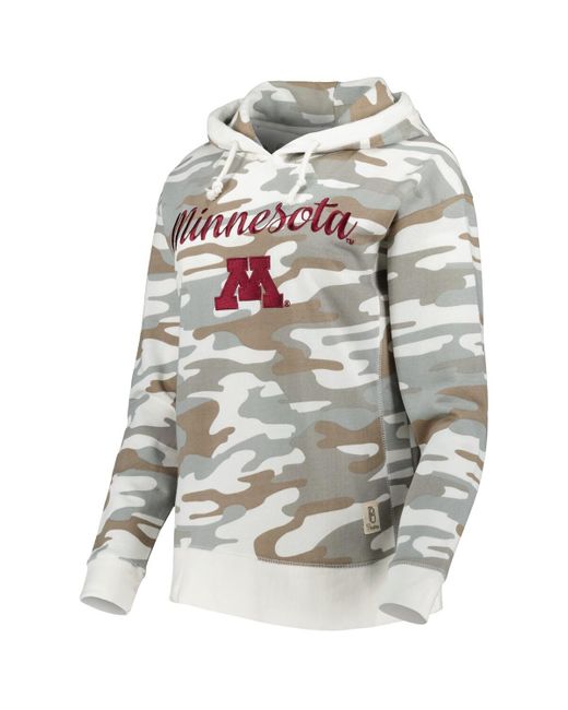 Pressbox Metallic Minnesota Golden Gophers San Pablo Pullover Hoodie