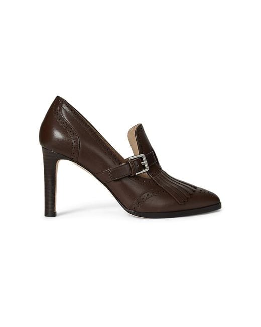 Ralph Lauren Brown Colleen Pumps