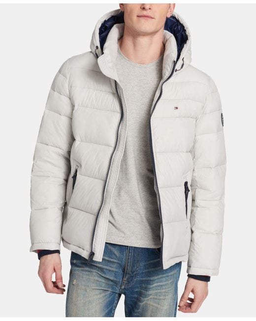 mens puffer jacket tommy
