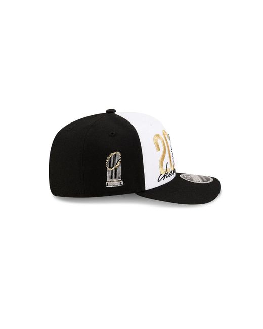 KTZ Black Los Angeles Dodgers 2024 World Series Champions Locker Room 9seventy Adjustable Hat for men