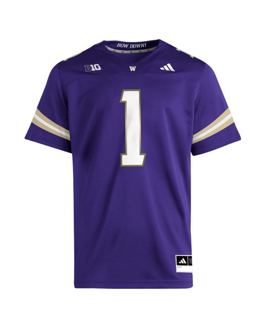 Adidas Blue Washington Huskies Premier Jersey for men