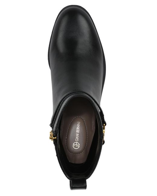 Giani Bernini Black Mansonn Round Toe Booties