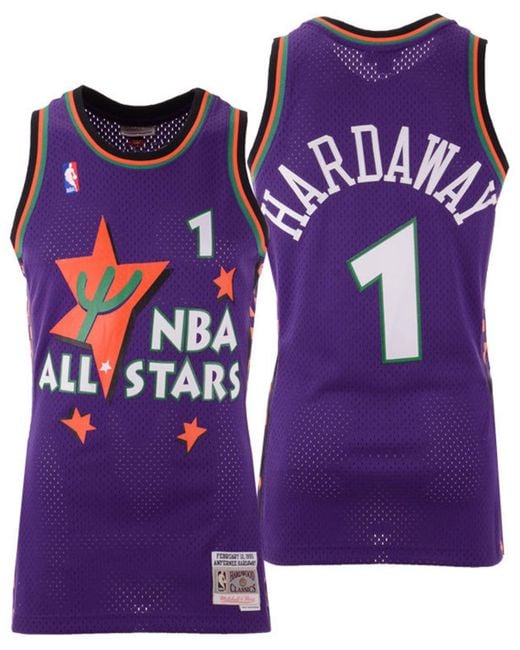 Mitchell & Ness Penny Hardaway Nba All Star 1995 Swingman Jersey in Purple for Men Lyst