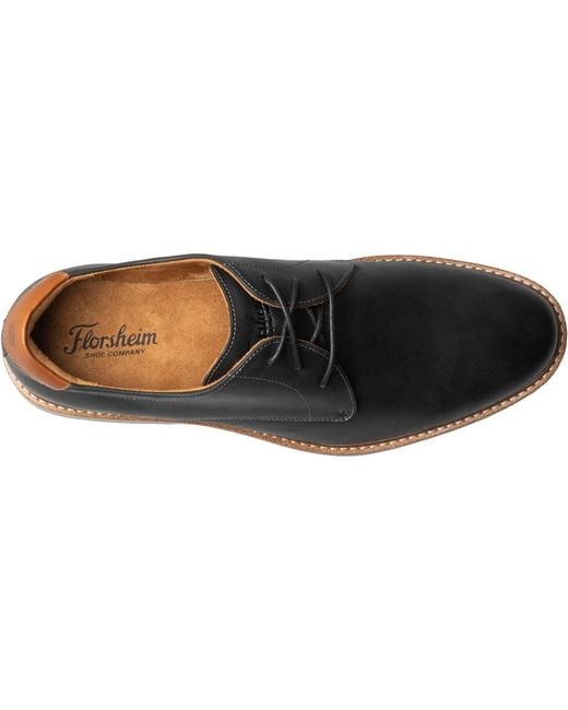 Florsheim Black Highpoint Round Toe Oxford for men