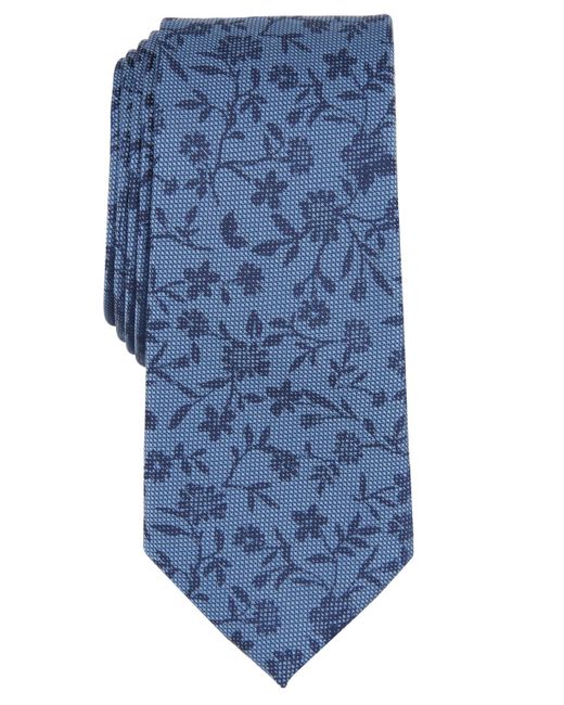 BarIII Blue Cornell Floral Tie for men