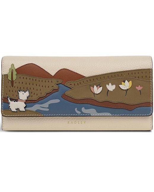 Radley Multicolor Spring Daze Mini Flapover Wallet