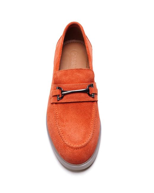 Carlos By Carlos Santana Red Funkadelic Bit Loafer for men