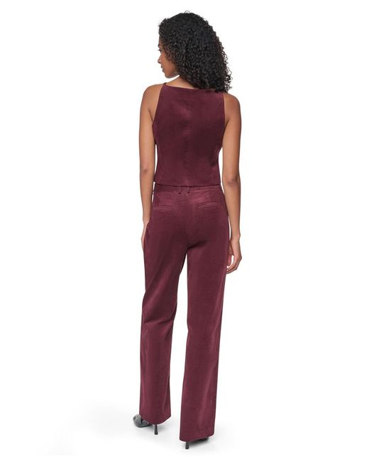 DKNY Button-front Tailored Vest