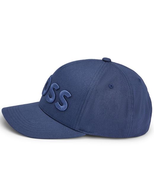 Boss Blue Boss By Embroidered Logo Five-panel Cap for men