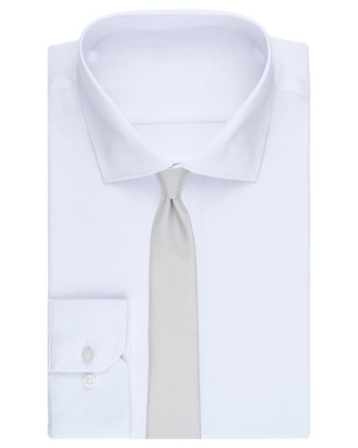 Alfani White Wolfe Slim Tie for men